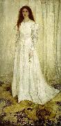 James Abbott Mcneill Whistler Symphony in White, oil on canvas